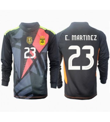 Argentina Emiliano Martinez #23 Målvakt Hemmatröja Copa America 2024 Långärmad